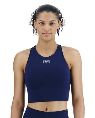 TYR Joule Elite™ Women's High Neck Sports Bra - Solid